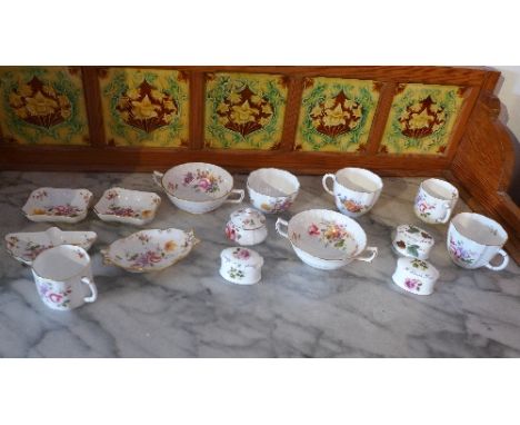 A Royal Crown Derby part tea service