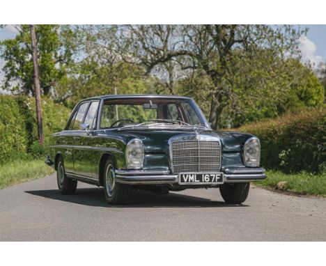 Classic, late-sixties, 2.8-litre W108 in a stylish colour combination.Second-generation 280 with the enlarged M130 engine off