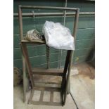 Gas bottle trolley and new apron