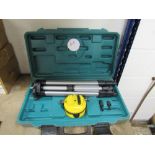 Part laser level and stand