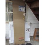 Shower tray and shower door, new, shower door size 1,000mm x 1,850mm and shower tray 1,000mm x 1,