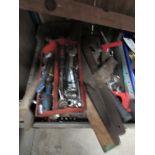 Tray of hand tools