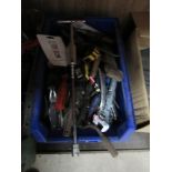 Tray of hand tools