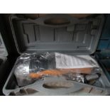 Nu tool 4 1/2" angle grinder in case,
