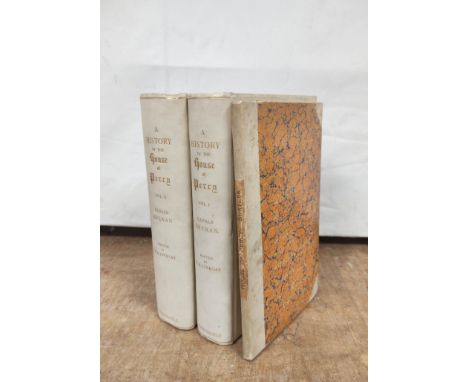 BRENAN GERALD.&nbsp;&nbsp;A History of the House of Percy, ed. by W. A. Lindsay. 2 vols. Frontis &amp; plates. Large paper. V