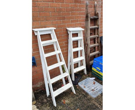 Three vintage decorators ladders for research purposes&nbsp;
