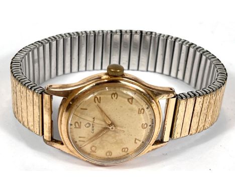CERTINA: vintage manual wind gentleman's wrist watch. 