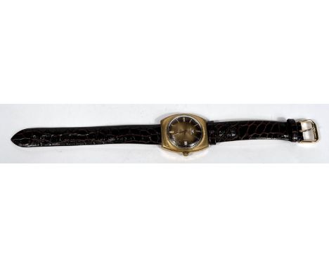 WALTHAM: vintage gents automatic wristwatch, toned dial. 