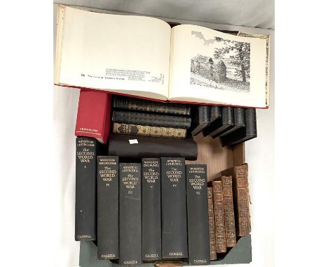 Alfred Wainwright:&nbsp; Second Lakeland Sketch Book; Winston Churchill's Second World War, 6 vols; a set of H G Wells and ot