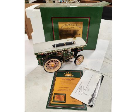 Lightning II, a midsummer models, 1:24 scale model of a Burrells Showman's engine, limited edition with box and certificate. 