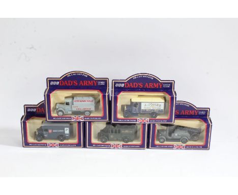 Collection of five Days Gone diecast 'Dad's Army' vehicles, in original boxes (5)
