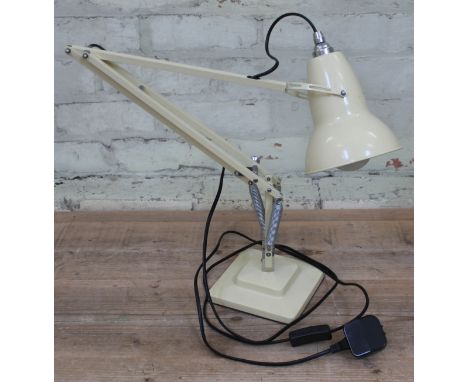 A modern anglepoise lamp stamped "The Original 1227 Anglepoise".  