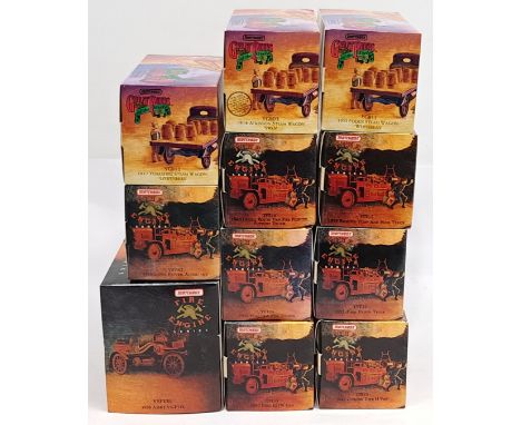 Matchbox Models of Yesteryear, Fire Engine Series &amp; Great Beers of the World, a boxed Emergency &amp; Commercial group. &