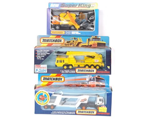 Matchbox Superkings, K-28, K-114 &amp; K-120, a boxed Plant &amp; Commercial group. &nbsp;Although unchecked for completeness