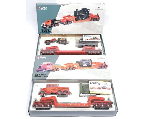 Corgi Heavy Haulage, 1:50 Scale, 31007 &amp; 17603, a boxed Commercial pair. Although unchecked for completeness condition ap