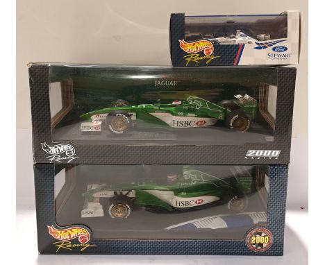Mattel Hotwheels, a boxed Group of 1:18 &amp; 1:43 Scale Formula One Racing Cars. Although unchecked for completeness conditi