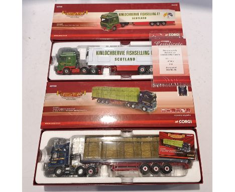Corgi, a boxed Pair of 1:50 Scale Haulers of Renown Series Models. Although unchecked for completeness condition appears Good