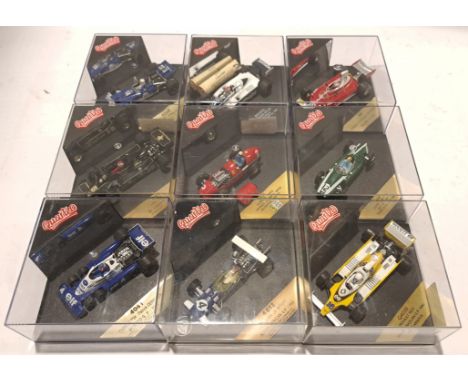 Vitesse Quartzo, a boxed Group of 1:43 Scale F1 Formula One Racing Cars. Although unchecked for completeness condition appear