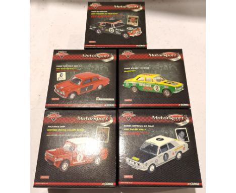 Corgi Drive Time, a boxed Group of 1:43 Scale Motorsport Vehicles. Although unchecked for completeness condition appear Good 
