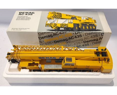 Conrad, a boxed 1:50 scale No.2081 Demag AC435 Telescopic Crane. Good to excellent condition within Good to Good Plus box. Se