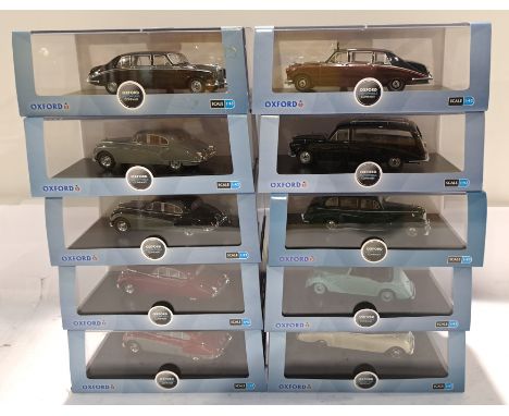 Oxford Diecast, a boxed Group of 1:43 Scale Automobile Company Series Models. Although unchecked for completeness condition a