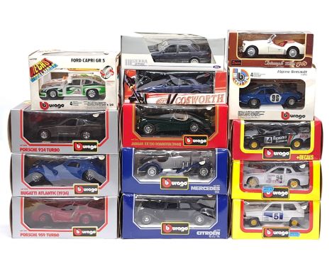 Bburago &amp; similar, 1:24 Scale &amp; similar, a boxed Car group. &nbsp;Although unchecked for completeness condition appea