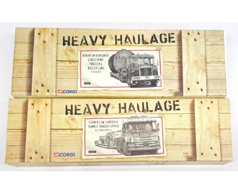 Corgi Heavy Haulage, 1:50 Scale, a boxed Commercial pair. Although unchecked for completeness condition appears generally Goo