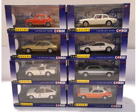Corgi, a boxed Group of 1:43 Scale Vanguard Vehicle Models. Although unchecked for completeness condition appear Good to Good
