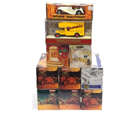 Matchbox Models of Yesteryear Fire Engine Series &amp; similar, a boxed Emergency Vehicle &amp; similar group. &nbsp;Although