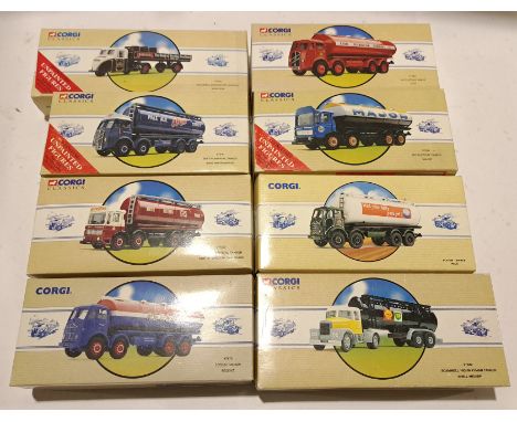 Corgi, a boxed Group of Scale Road Transport Vehicles. Although unchecked for completeness condition appears Good to Good Plu