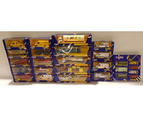 Corgi, a boxed Group of Scale Commercial Vehicles. Although unchecked for completeness condition appears Good to Good Plus wi