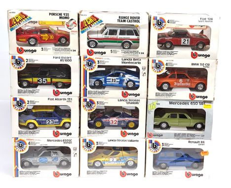 Bburago, 1:24&nbsp;Scale, a boxed Car group. &nbsp;Although unchecked for completeness condition appear Good to Good Plus wit