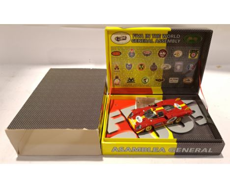 Fly Car Model, a boxed 1:32 Scale Ferrari 512 S Codaluga. Although unchecked for completeness condition appears Excellent wit