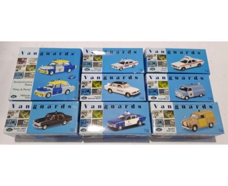 Lledo, a boxed Group of 1:43 Scale Police Vanguards.&nbsp;Although unchecked for completeness condition appears Good to Good 