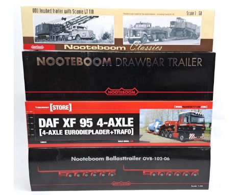 Nooteboom &amp; MAN, 1:50 Scale, a boxed Commercial group. Although unchecked for completeness condition appears Good to Good