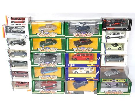 Corgi, Gama &amp; similar, a boxed Car group. Although unchecked for completeness condition appears Good to Good Plus within 