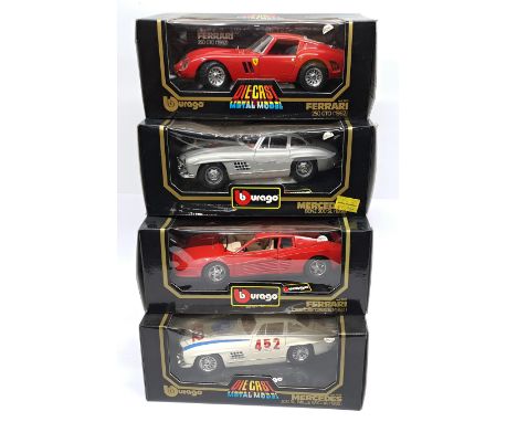 Bburago, 1:18 Scale, a boxed Performance Car group. Although unchecked for completeness condition appear Good to Good Plus wi