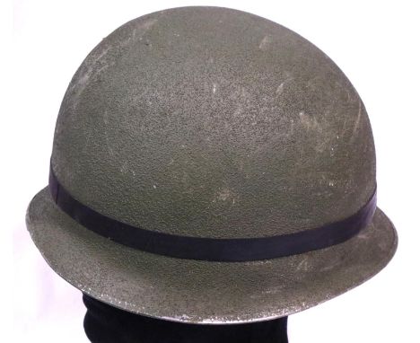 Vietnam War period American military helmet and liner, unissued. P&amp;P Group 2 (£18+VAT for the first lot and £3+VAT for su