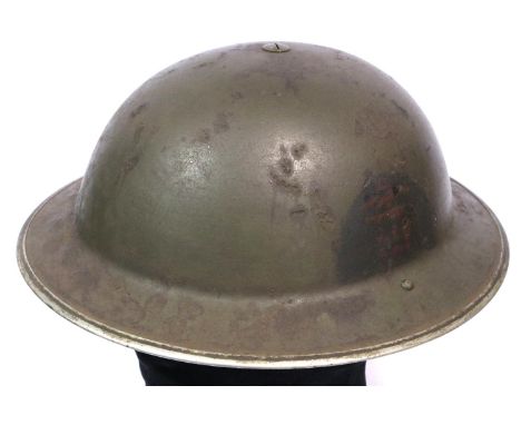 WWII British MK II Combined Ops helmet. P&amp;P Group 2 (£18+VAT for the first lot and £3+VAT for subsequent lots) 