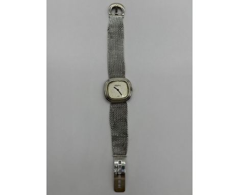 Vintage Roy King Manual Wind Hallmarked Solid Silver Wristwatch. 