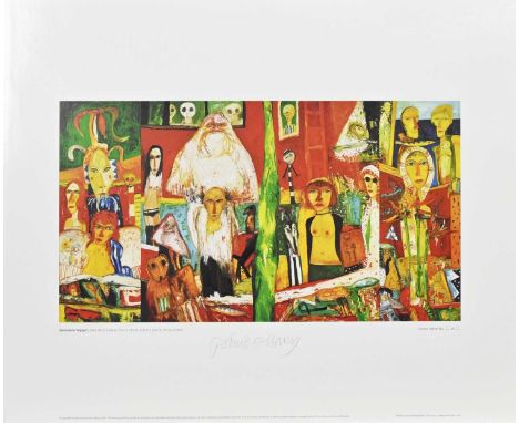 * JOHN BELLANY CBE RA HRSA (SCOTTISH 1942 - 2013), INHERITANCE TRIPTYCH limited edition giclee print on paper, signed and num