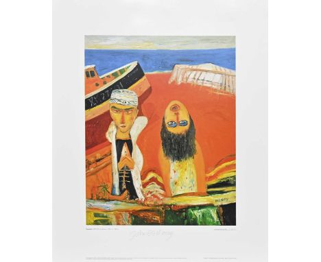 * JOHN BELLANY CBE RA HRSA (SCOTTISH 1942 - 2013), TSUNAMI limited edition giclee print on paper, signed and numbered 12/55un
