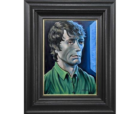 * FRANK MCFADDEN (SCOTTISH b. 1972), PORTRAIT oil on canvas, signedframed and under glassimage size 53cm x 37cm, overall size