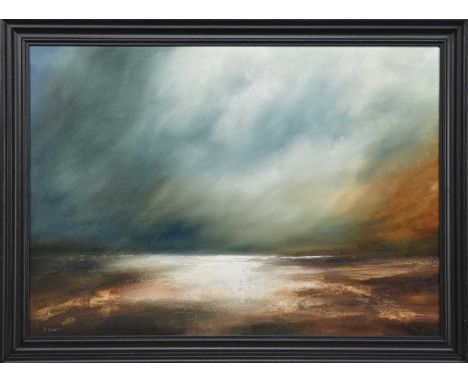 * DARREN SCOTT, DAWN'S LIGHT oil on panel, signed, titled and dated 2023 label versoframed and under glassimage size 49cm x 6