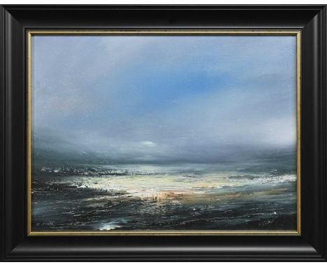 * DARREN SCOTT, OCEAN LIGHT oil on panel, signed, titled and dated 2023 versoframed and under glassimage size 31cm x 41cm, ov