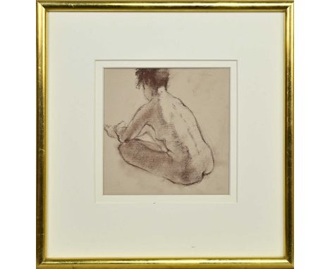 * GEORGE DEVLIN RSW RGI ROI ARWS FRSA (SCOTTISH 1937 - 2014), NUDE pastel on papermounted, framed and under glassimage size 2