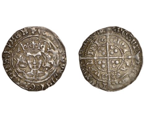 Edward IV (Second reign, 1471-1483), Light Cross and Pellets coinage, Groat, Dublin, mm. pierced cross fitchée, g below bust,