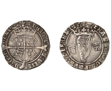 Henry VIII (1509-1547), First Harp issue, Groat, mm. crown, ha [Anne Boleyn], 2.56g/9h (S 6472; DF 201). Good fine, toned £80