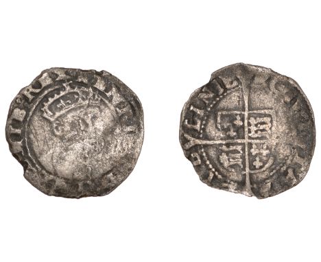 Henry VIII (1509-1547), Posthumous coinage, Threepence, type IV, Dublin, mm. harp on rev. only, small three-quarter bust of l