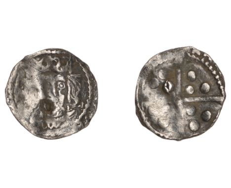 Edward IV (Second reign, 1471-1483), Light Cross and Pellets coinage, Penny, Waterford, w on breast, lis by neck, rev. no add